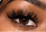 Classic lash style close-up