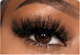 Natural lash style close-up
